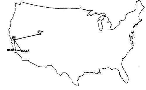 Internet map 1969