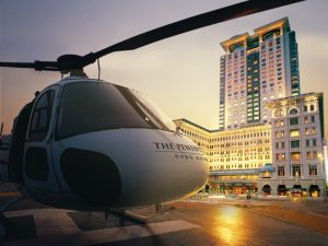 Courtesy The Peninsula Hong Kong Helicopter helipad