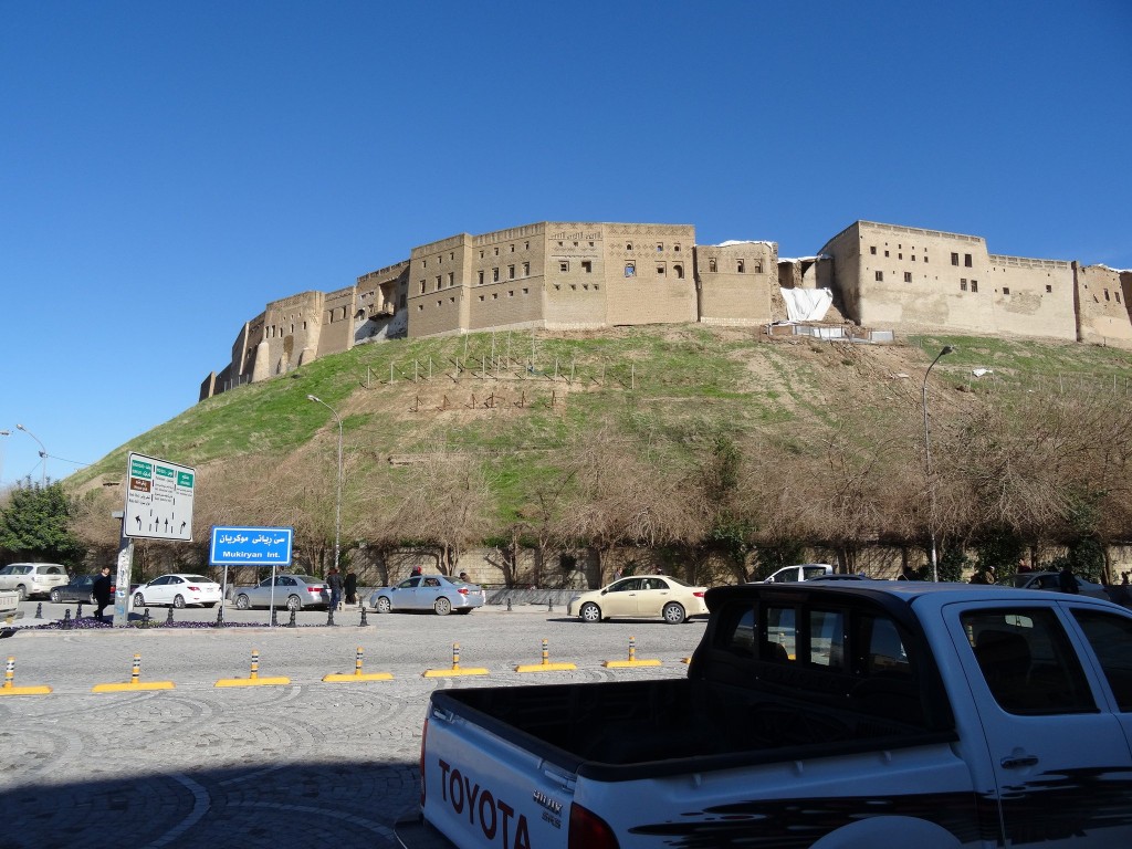 The Citadel wall fortress Erbil Kurdistan Iraq