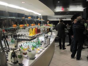 food reception lounge senator nyc jfk airport