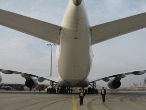 airplane lufthansa frankfurt tarmac