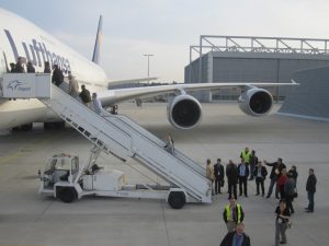 a380 tarmac lufthansa frankfurt