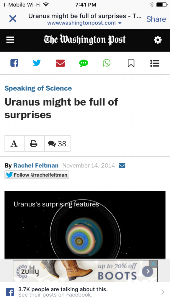 uranus surprises science
