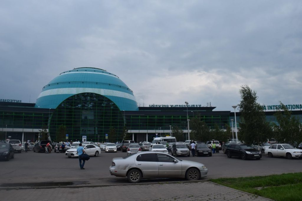 Local taxis at Astana airport